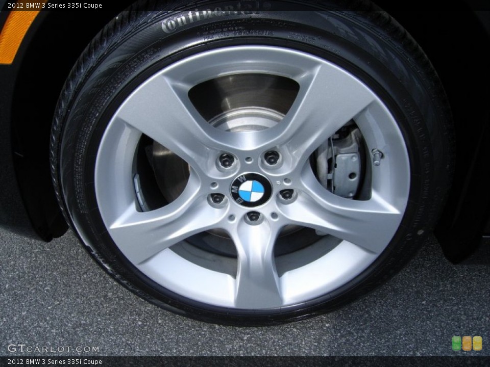 2012 BMW 3 Series 335i Coupe Wheel and Tire Photo #61482894