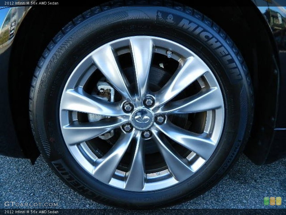 2012 Infiniti M 56x AWD Sedan Wheel and Tire Photo #61483689