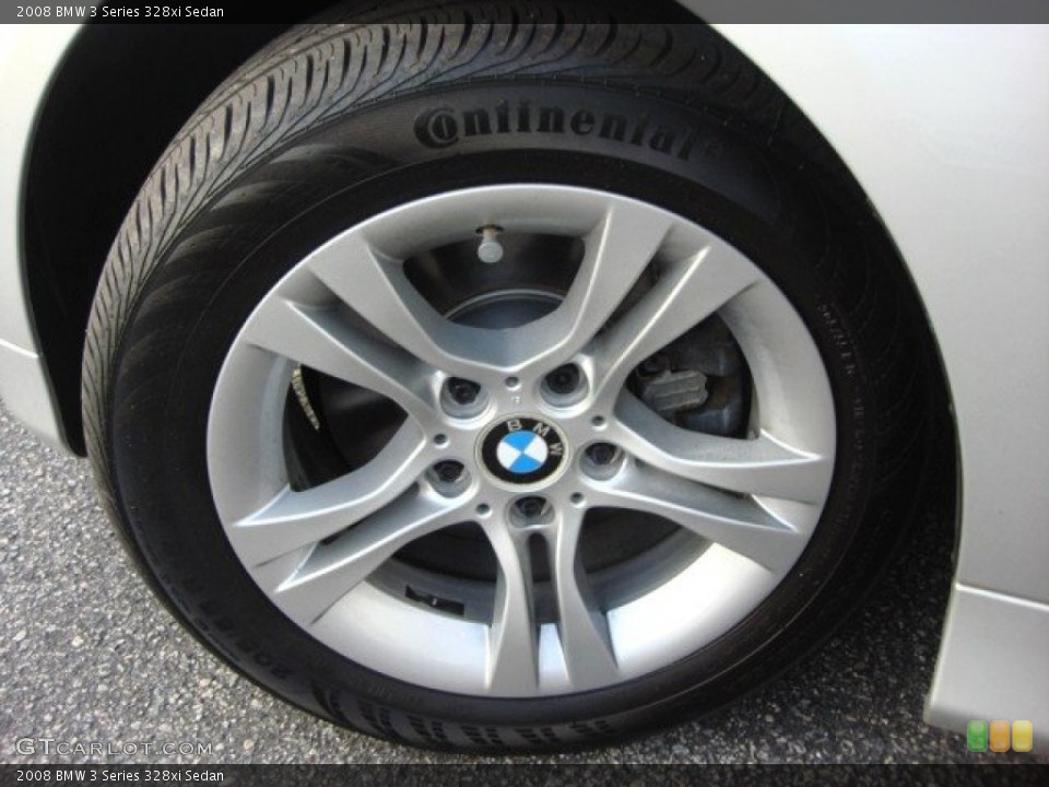 2008 BMW 3 Series 328xi Sedan Wheel and Tire Photo #61484533