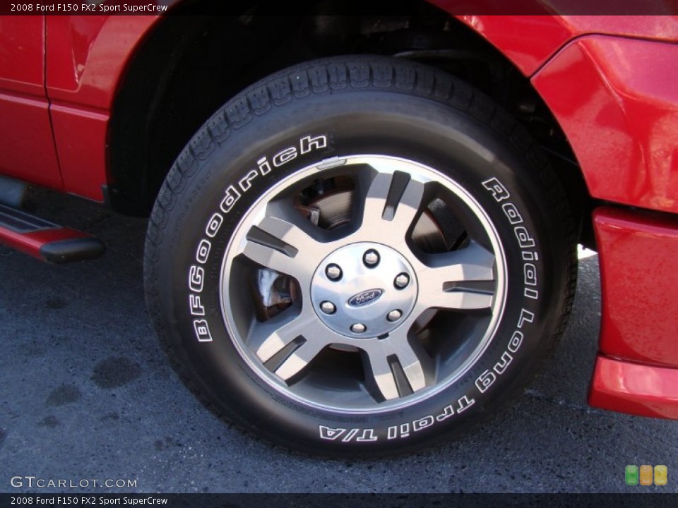 2008 Ford F150 FX2 Sport SuperCrew Wheel and Tire Photo #61485327