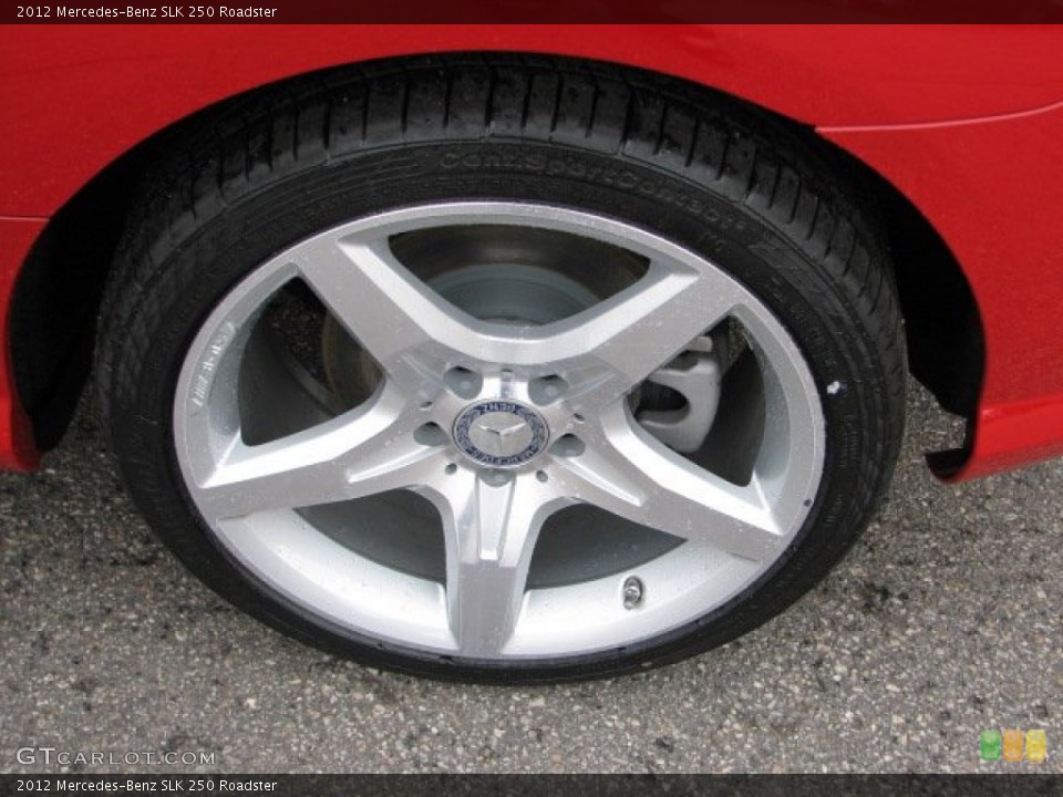 2012 Mercedes-Benz SLK 250 Roadster Wheel and Tire Photo #61486398