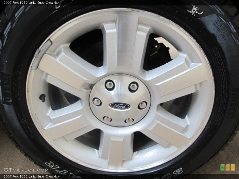 2007 Ford F150 Lariat SuperCrew 4x4 Wheel and Tire Photo #61488678