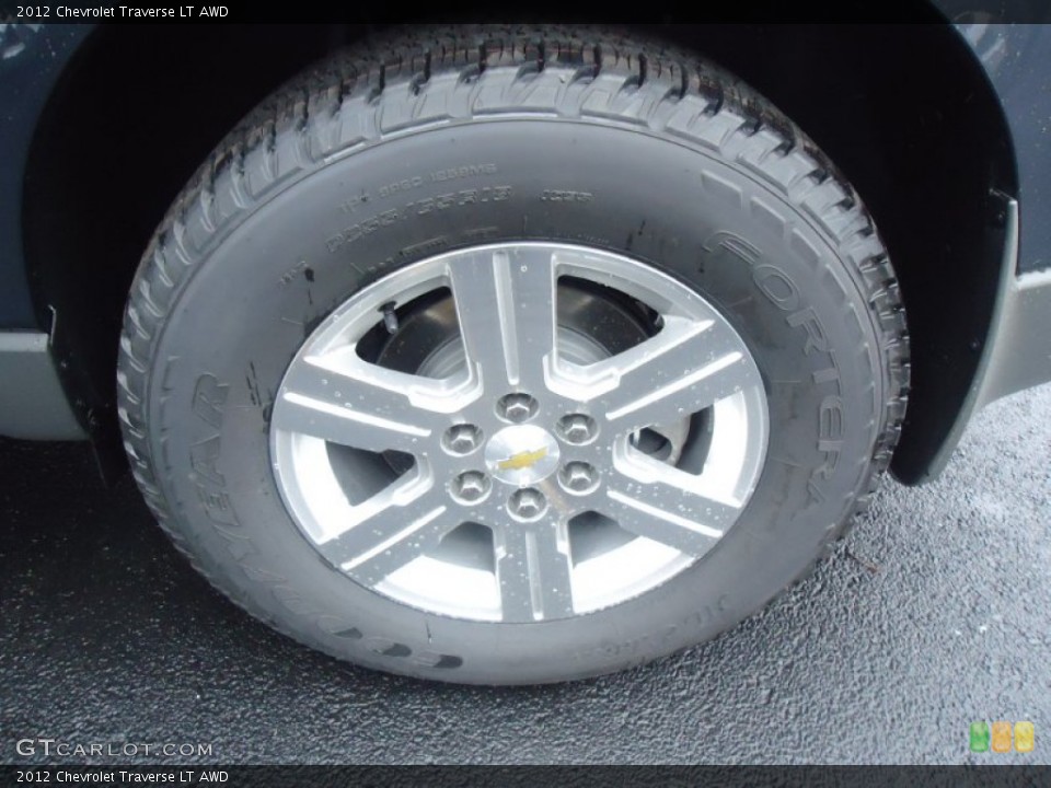 2012 Chevrolet Traverse LT AWD Wheel and Tire Photo #61495846