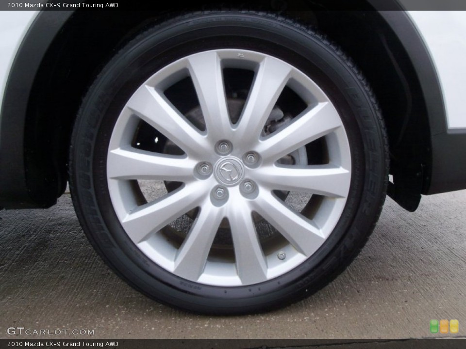 2010 Mazda CX-9 Grand Touring AWD Wheel and Tire Photo #61504515