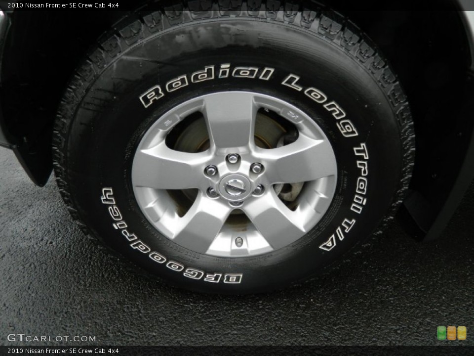 2010 Nissan Frontier SE Crew Cab 4x4 Wheel and Tire Photo #61504617