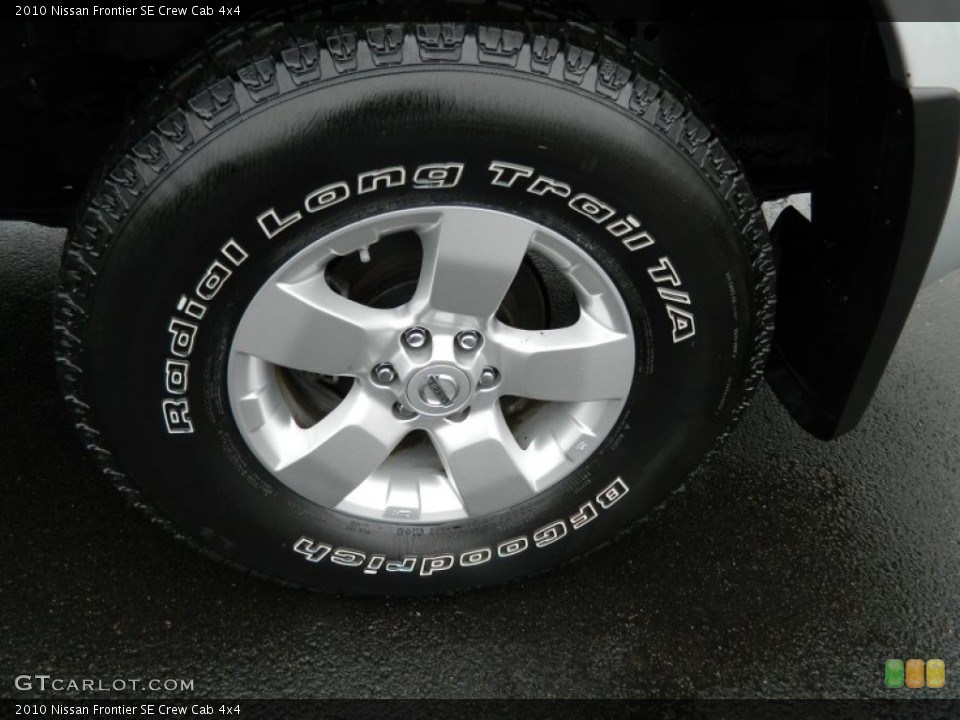 2010 Nissan Frontier SE Crew Cab 4x4 Wheel and Tire Photo #61504628