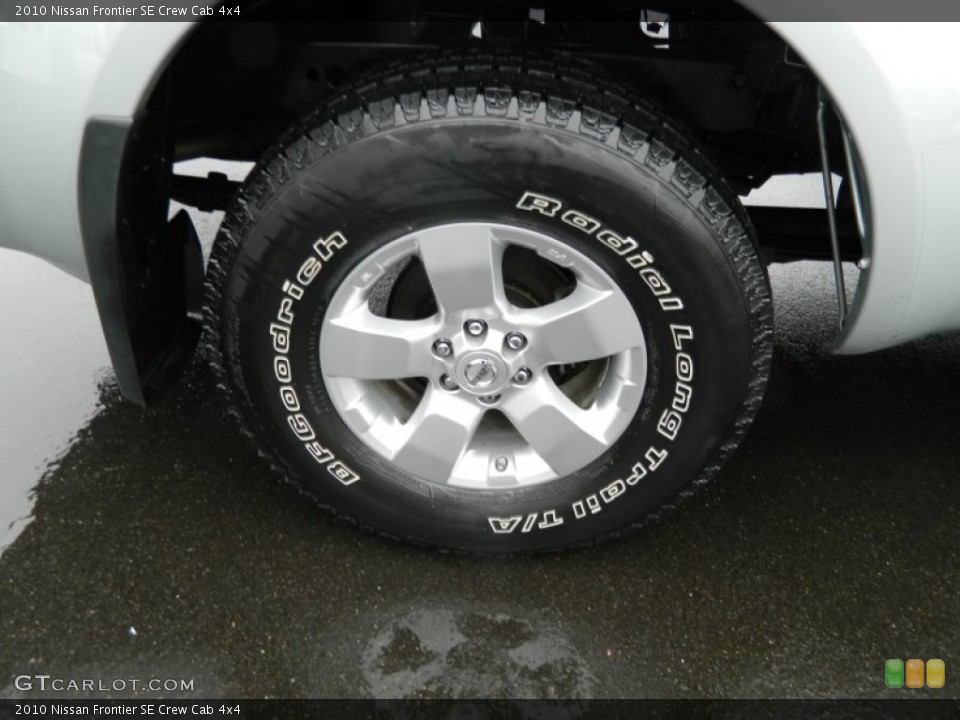 2010 Nissan Frontier SE Crew Cab 4x4 Wheel and Tire Photo #61504634