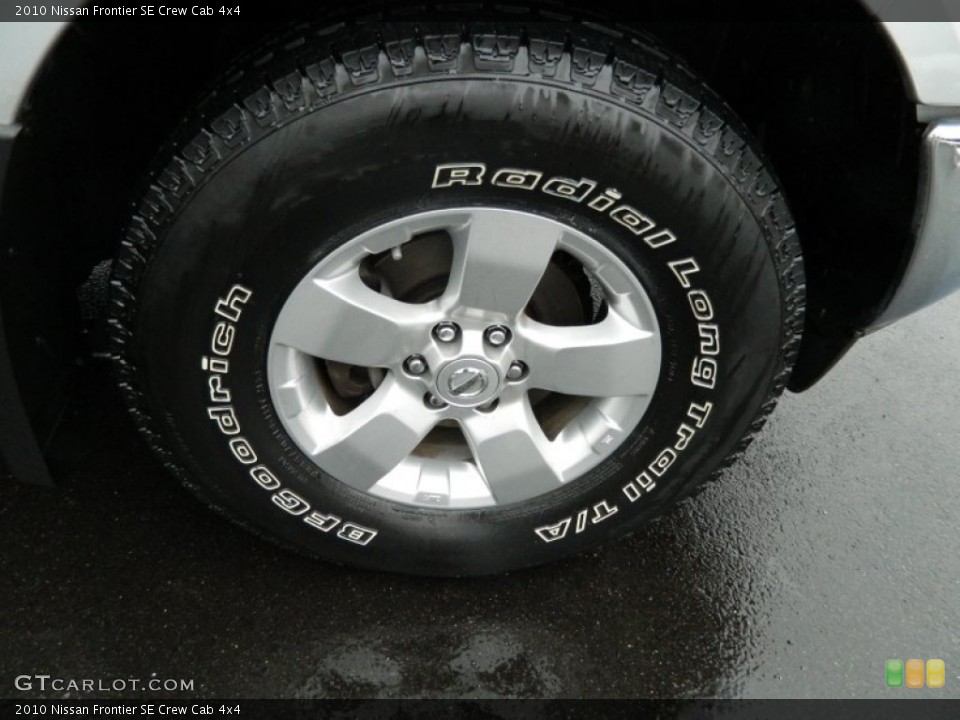 2010 Nissan Frontier SE Crew Cab 4x4 Wheel and Tire Photo #61504642