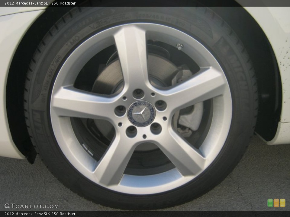 2012 Mercedes-Benz SLK 250 Roadster Wheel and Tire Photo #61507294