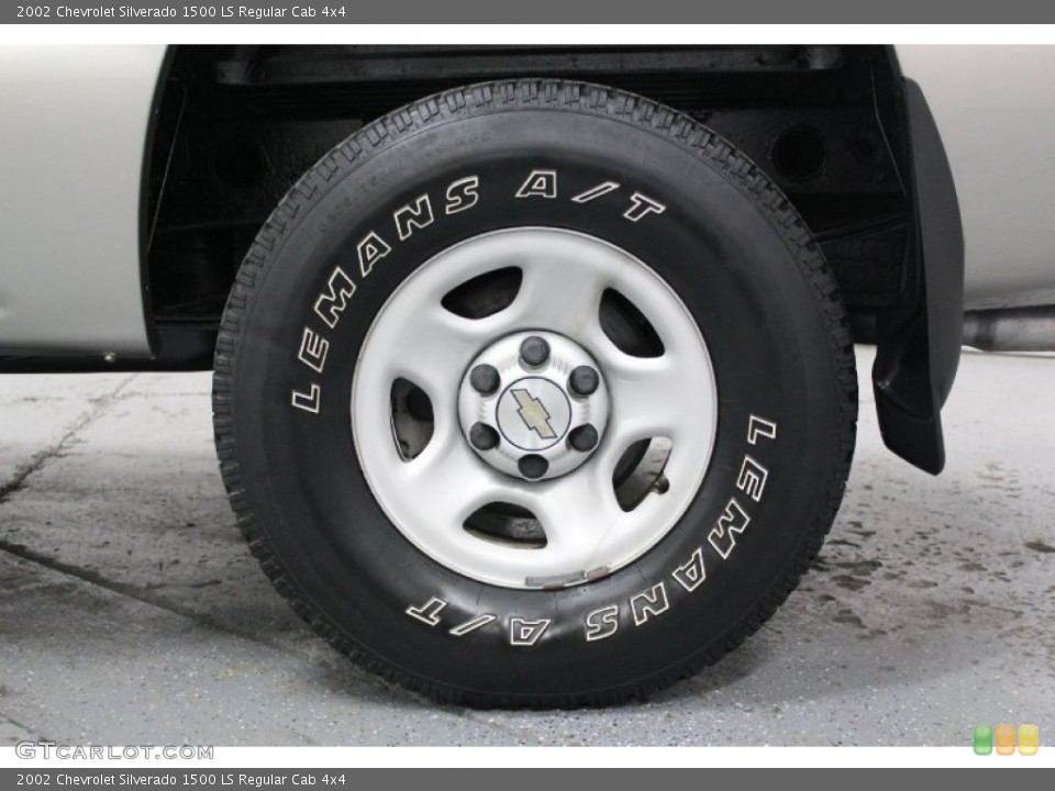 2002 Chevrolet Silverado 1500 LS Regular Cab 4x4 Wheel and Tire Photo #61507364