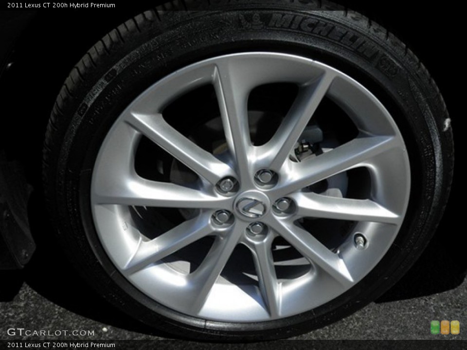 2011 Lexus CT 200h Hybrid Premium Wheel and Tire Photo #61509759