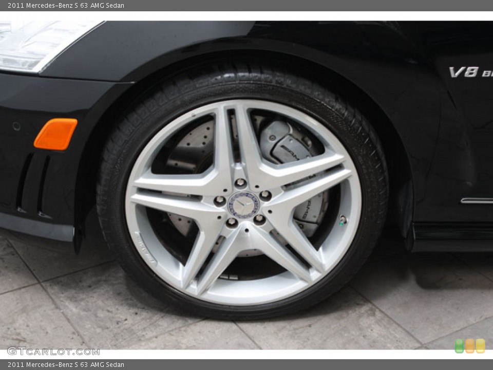 2011 Mercedes-Benz S 63 AMG Sedan Wheel and Tire Photo #61510536