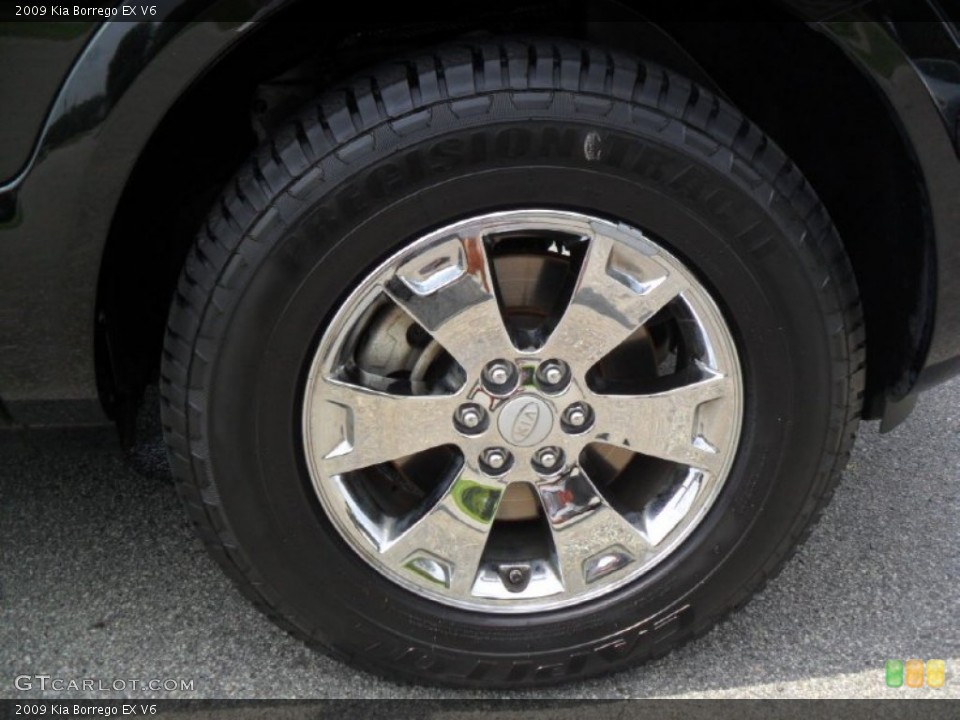 2009 Kia Borrego EX V6 Wheel and Tire Photo #61522672