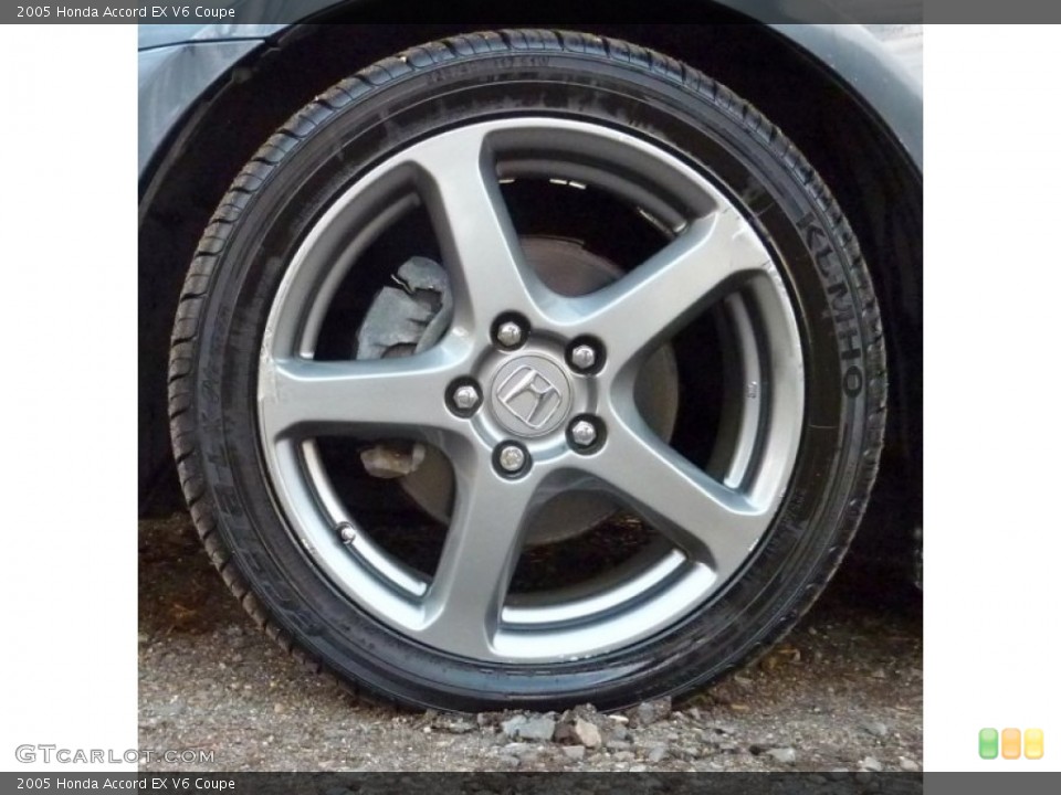 2005 Honda Accord EX V6 Coupe Wheel and Tire Photo #61523923