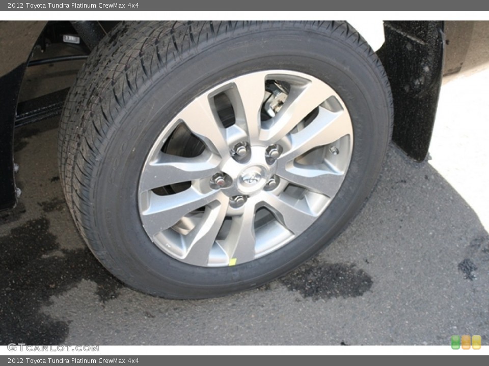 2012 Toyota Tundra Platinum CrewMax 4x4 Wheel and Tire Photo #61523926