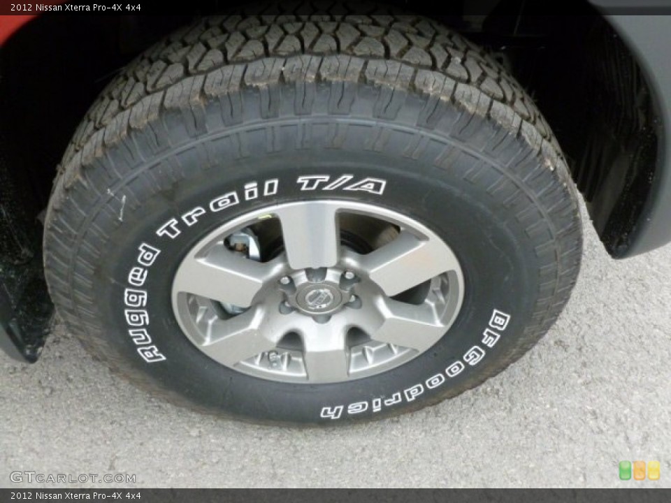 2012 Nissan Xterra Pro-4X 4x4 Wheel and Tire Photo #61525309