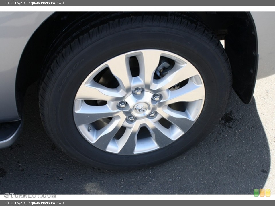 2012 Toyota Sequoia Platinum 4WD Wheel and Tire Photo #61525891