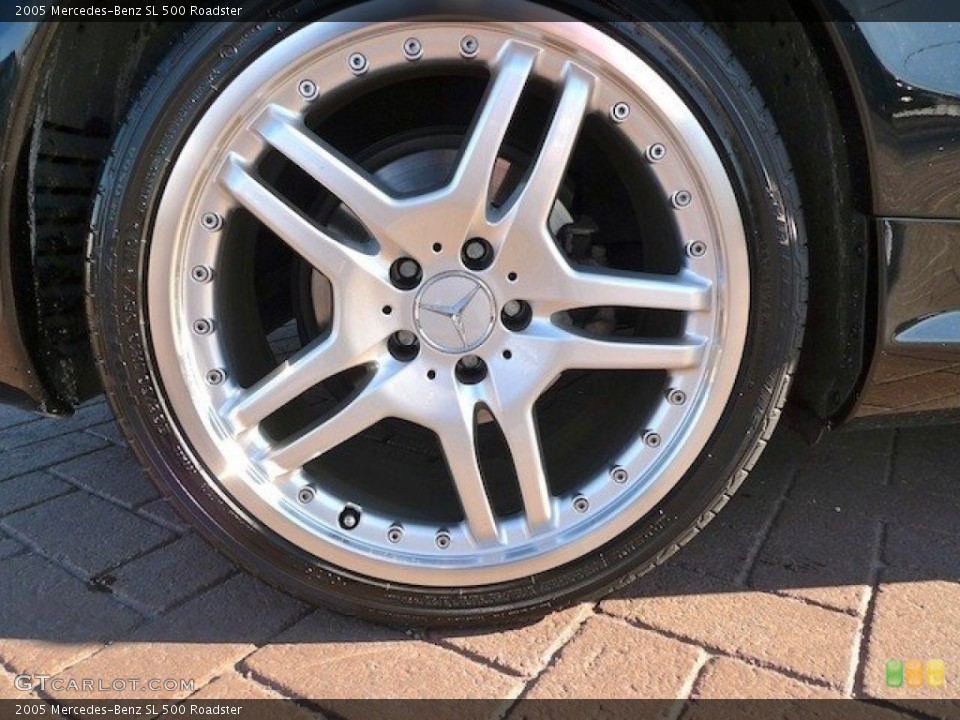 2005 Mercedes-Benz SL 500 Roadster Wheel and Tire Photo #61528009