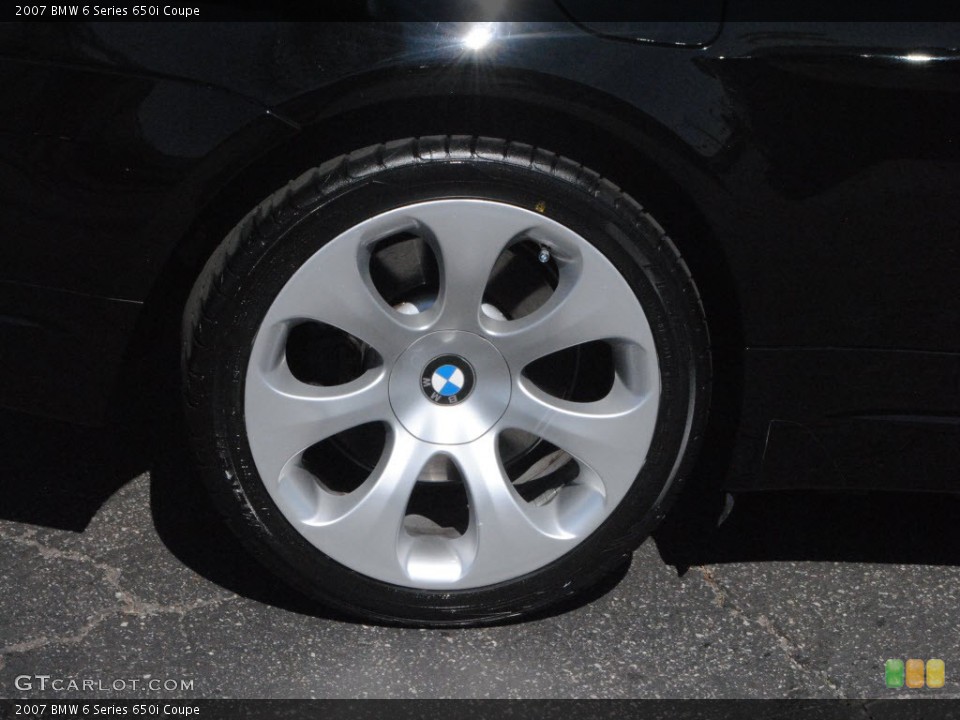 2007 BMW 6 Series 650i Coupe Wheel and Tire Photo #61528993