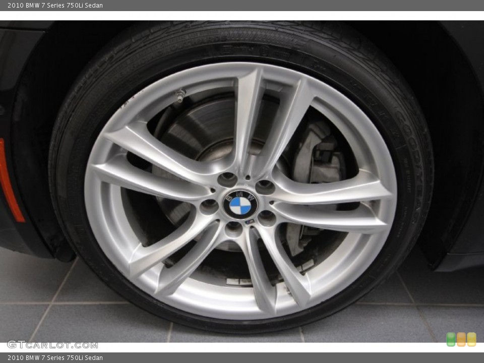 2010 BMW 7 Series 750Li Sedan Wheel and Tire Photo #61538542