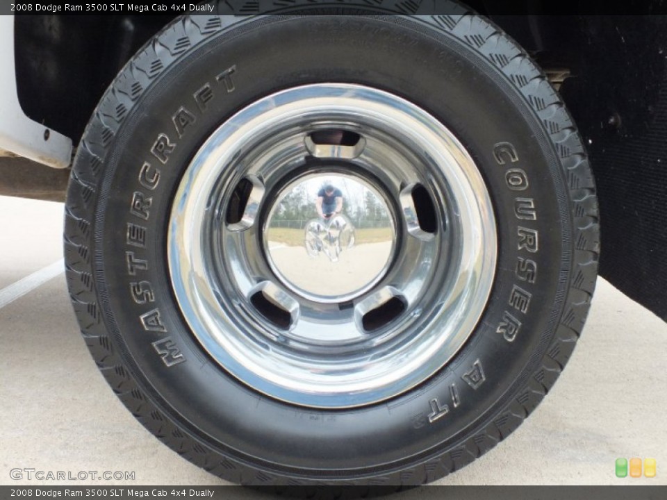 2008 Dodge Ram 3500 SLT Mega Cab 4x4 Dually Wheel and Tire Photo #61540179