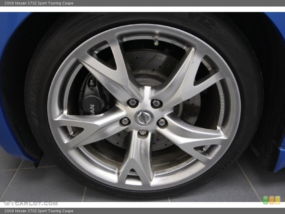 2009 Nissan 370Z Sport Touring Coupe Wheel and Tire Photo #61540354