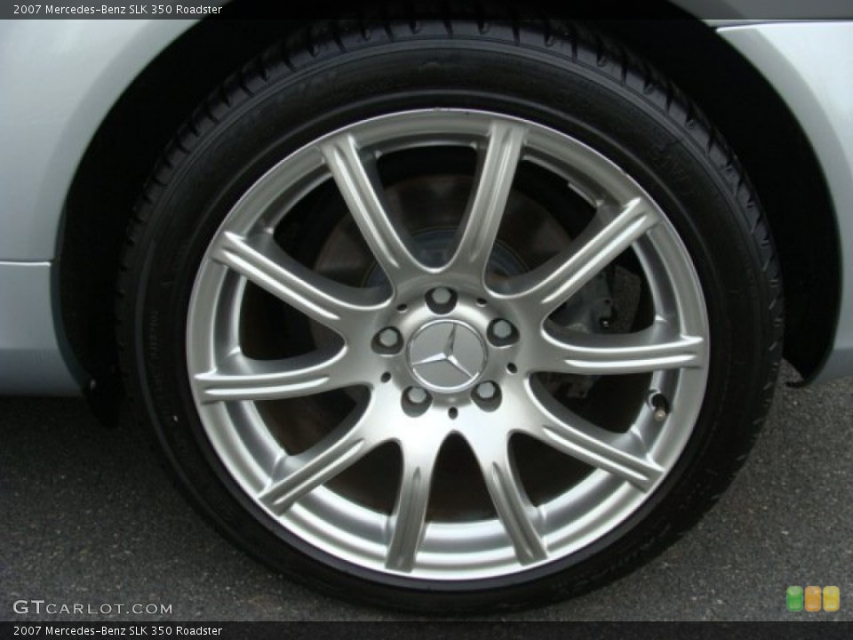 2007 Mercedes-Benz SLK 350 Roadster Wheel and Tire Photo #61545286