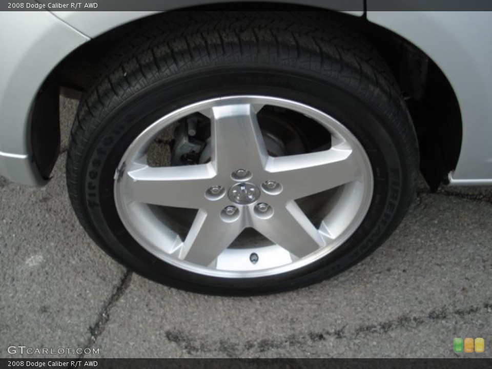 2008 Dodge Caliber R/T AWD Wheel and Tire Photo #61546314