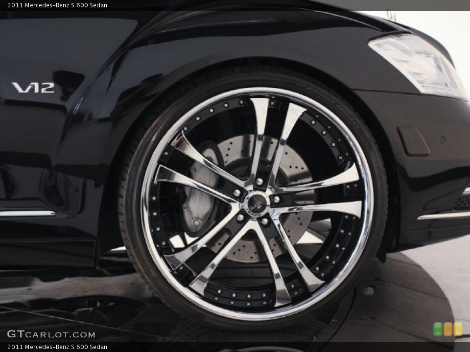 2011 Mercedes-Benz S Custom Wheel and Tire Photo #61547669