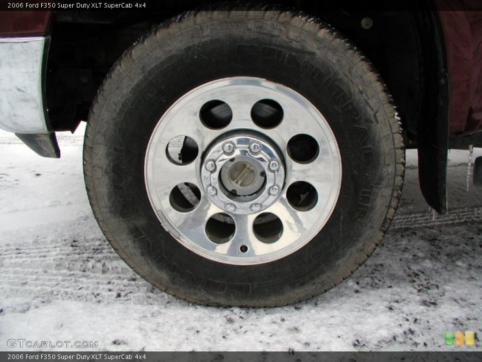 2006 Ford F350 Super Duty XLT SuperCab 4x4 Wheel and Tire Photo #61551096