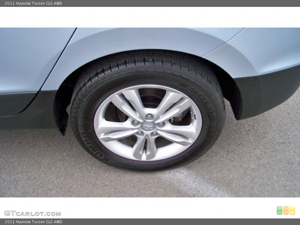 2011 Hyundai Tucson GLS AWD Wheel and Tire Photo #61552283