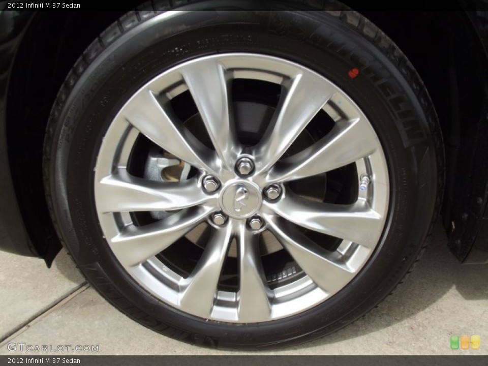 2012 Infiniti M 37 Sedan Wheel and Tire Photo #61554389