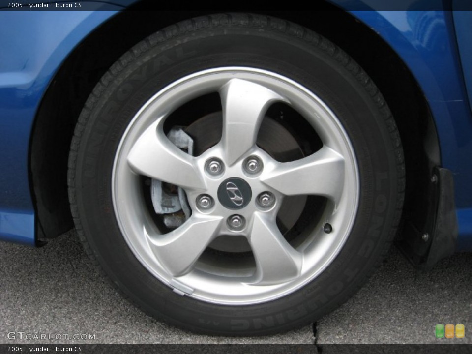 2005 Hyundai Tiburon GS Wheel and Tire Photo #61555212