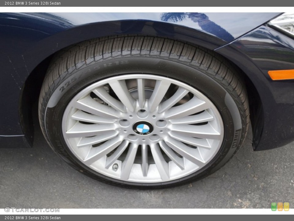 2012 BMW 3 Series 328i Sedan Wheel and Tire Photo #61560137