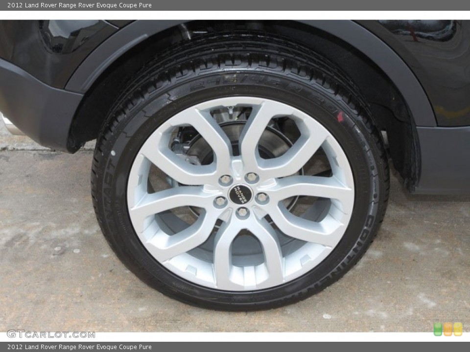 2012 Land Rover Range Rover Evoque Coupe Pure Wheel and Tire Photo #61562912