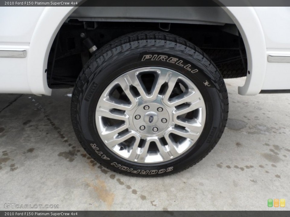2010 Ford F150 Platinum SuperCrew 4x4 Wheel and Tire Photo #61565184