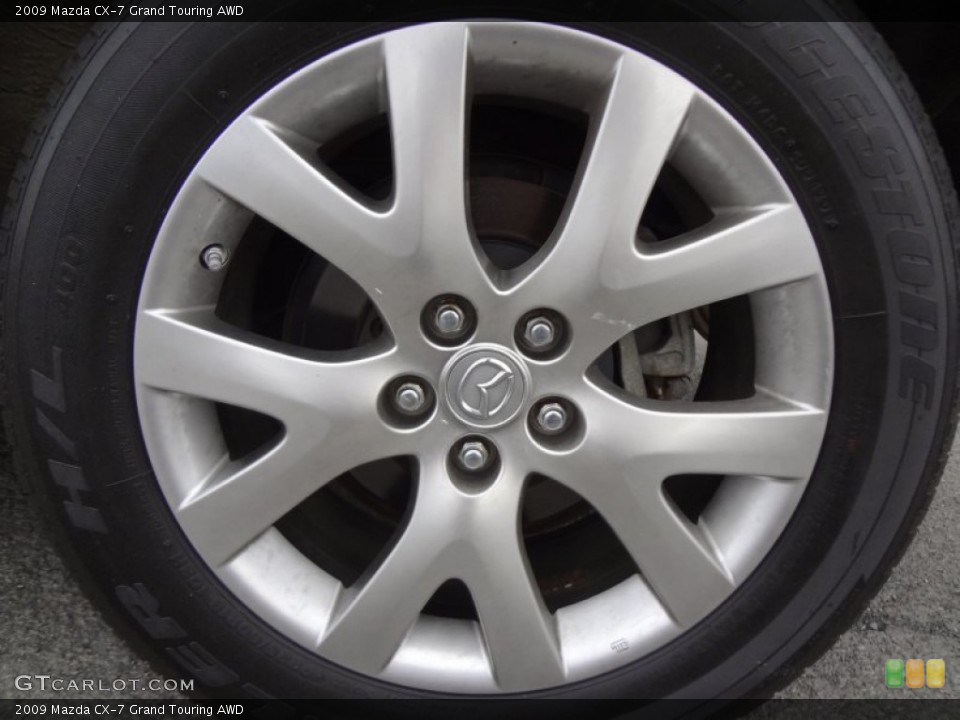 2009 Mazda CX-7 Grand Touring AWD Wheel and Tire Photo #61572723