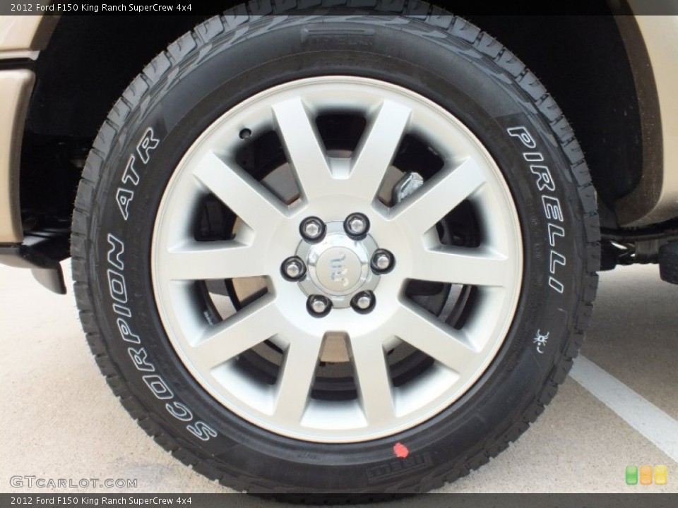 2012 Ford F150 King Ranch SuperCrew 4x4 Wheel and Tire Photo #61587999