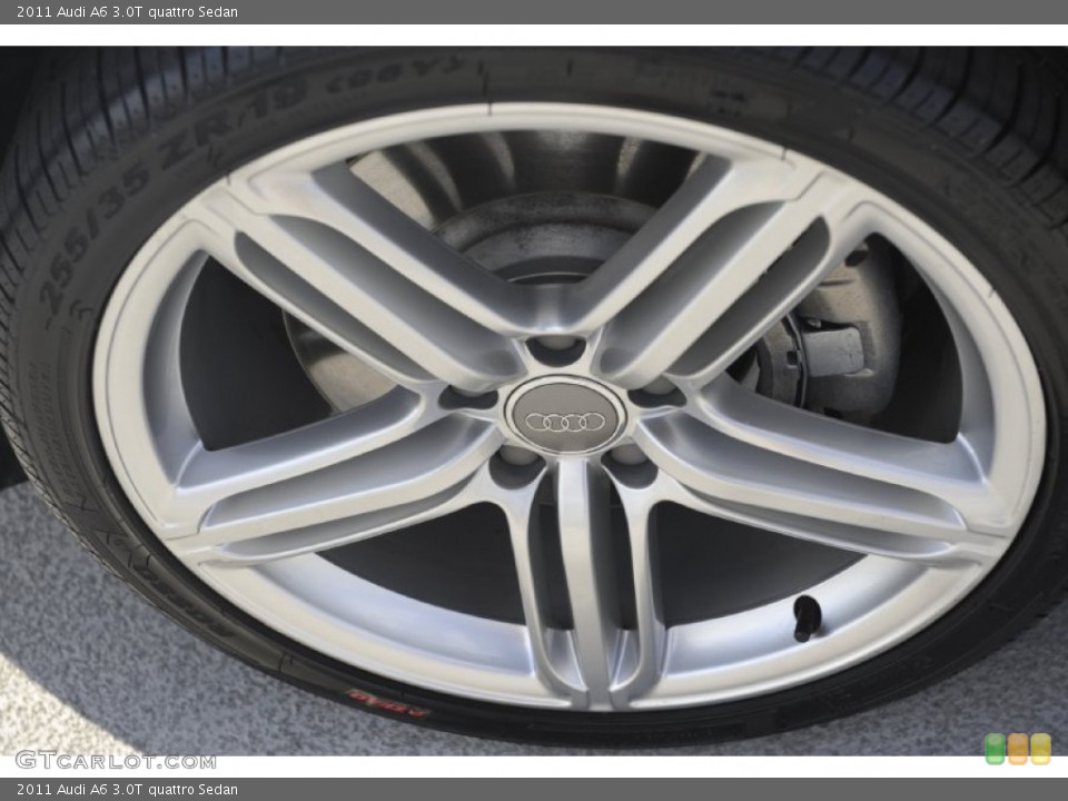 2011 Audi A6 3.0T quattro Sedan Wheel and Tire Photo #61596006