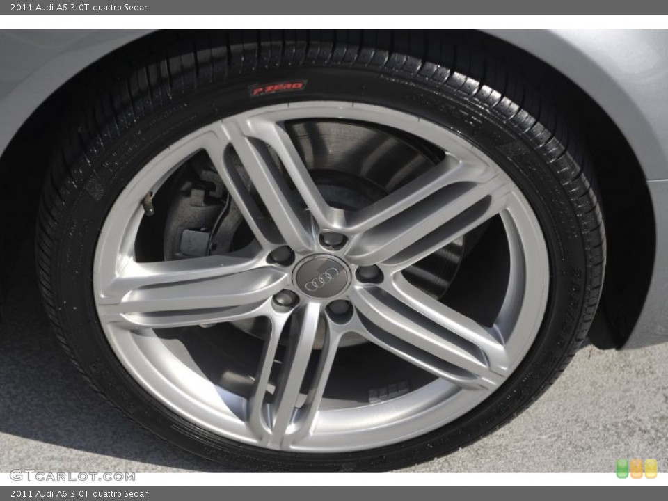 2011 Audi A6 3.0T quattro Sedan Wheel and Tire Photo #61596081