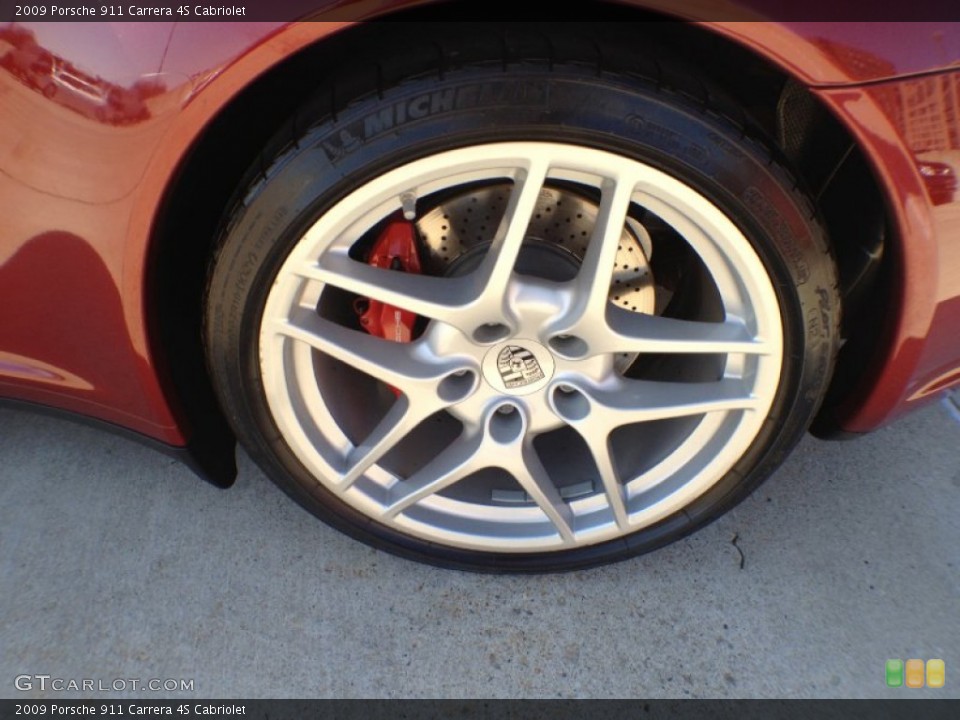 2009 Porsche 911 Carrera 4S Cabriolet Wheel and Tire Photo #61596585