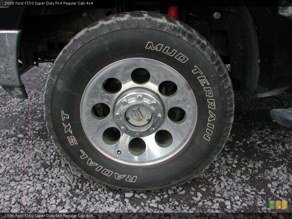 2006 Ford F350 Super Duty FX4 Regular Cab 4x4 Wheel and Tire Photo #61600926