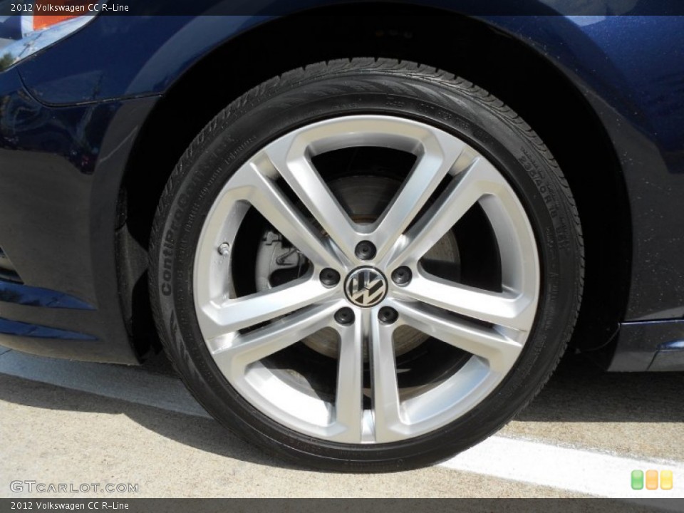 2012 Volkswagen CC R-Line Wheel and Tire Photo #61607282