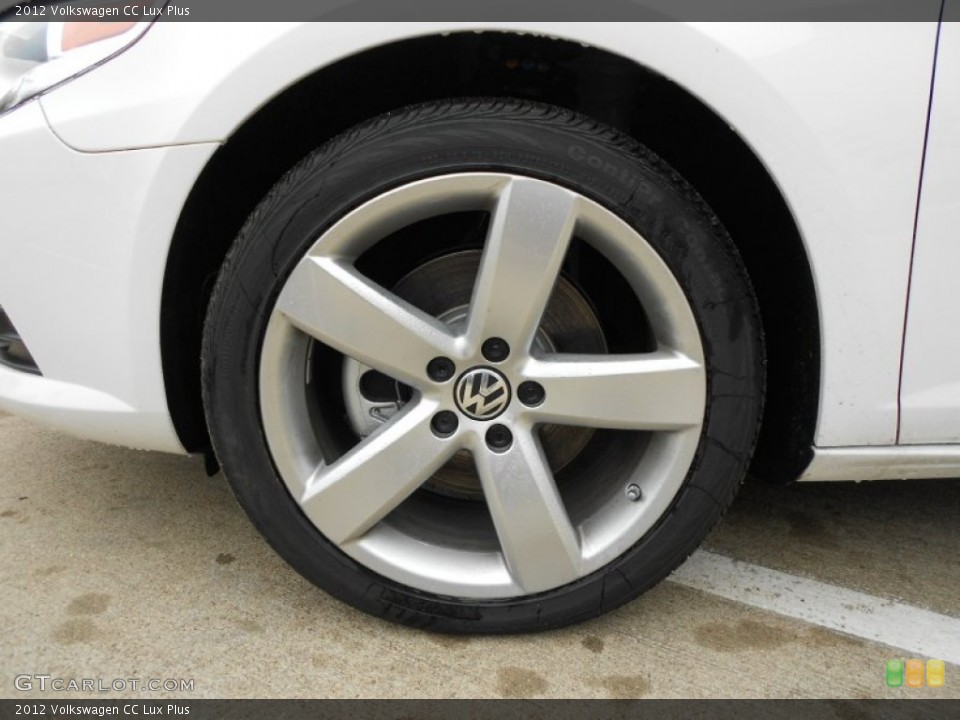 2012 Volkswagen CC Lux Plus Wheel and Tire Photo #61608792