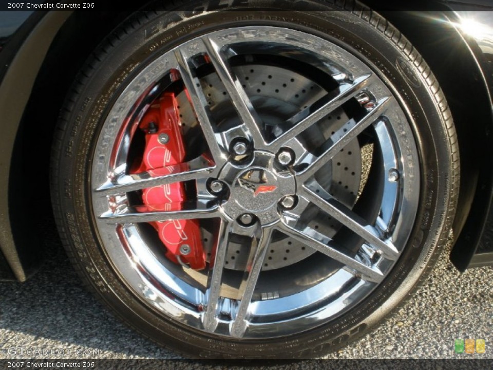 2007 Chevrolet Corvette Z06 Wheel and Tire Photo #61612974