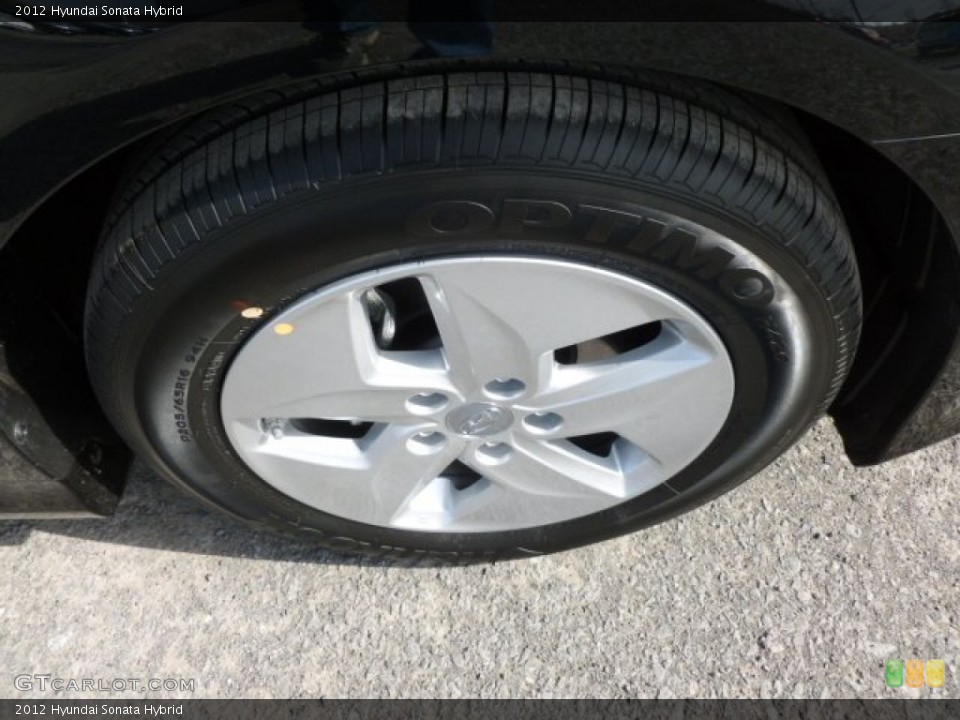 2012 Hyundai Sonata Hybrid Wheel and Tire Photo #61613527