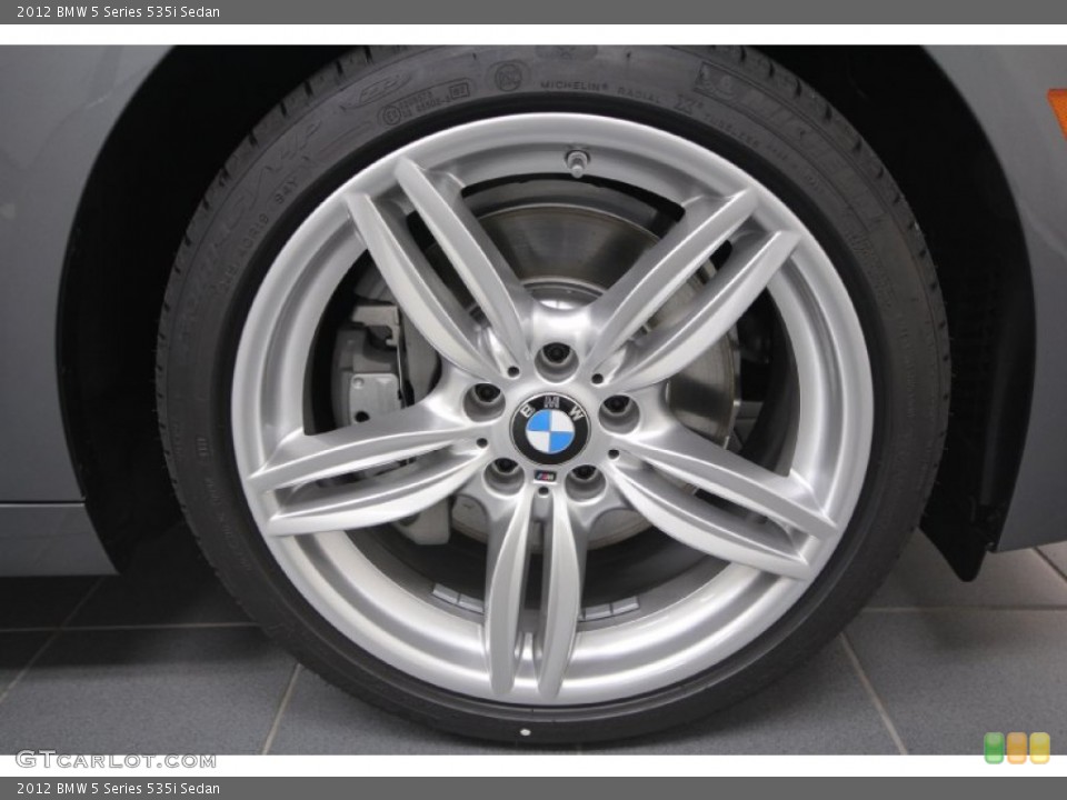 2012 BMW 5 Series 535i Sedan Wheel and Tire Photo #61616216