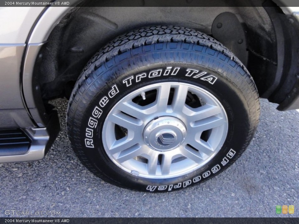 2004 Mercury Mountaineer V8 AWD Wheel and Tire Photo #61624962