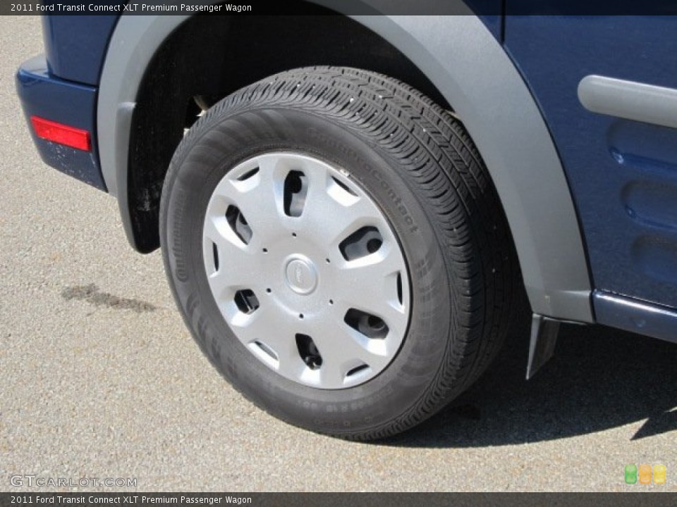 2011 Ford Transit Connect XLT Premium Passenger Wagon Wheel and Tire Photo #61628531