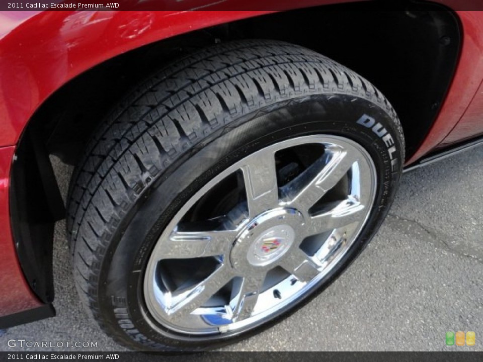 2011 Cadillac Escalade Premium AWD Wheel and Tire Photo #61633952
